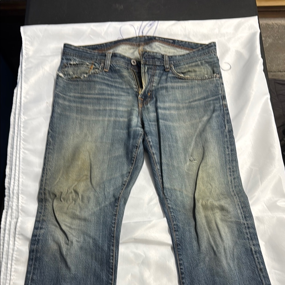 Men's AG Protege Blue Jeans—well worn